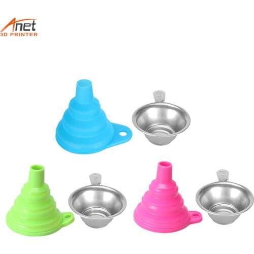 Top sell 2 in 1 Photocuring Photosensitive Resin Funnel Filter Kit Tools For Anet Anycubic Resin 3D Printer Parts