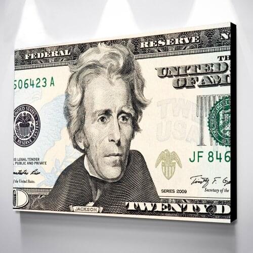 Canvas HD Prints Paper Currency Pictures Wall Art Classic Figure Painting Money Home Decor Nordic Modular Poster For Living Room