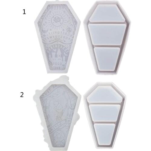 Coffin Storage Box Container Resin Molds Storage Box Mold Silicone Mold for DIY Epoxy Resin Trinket Holder Home Decor