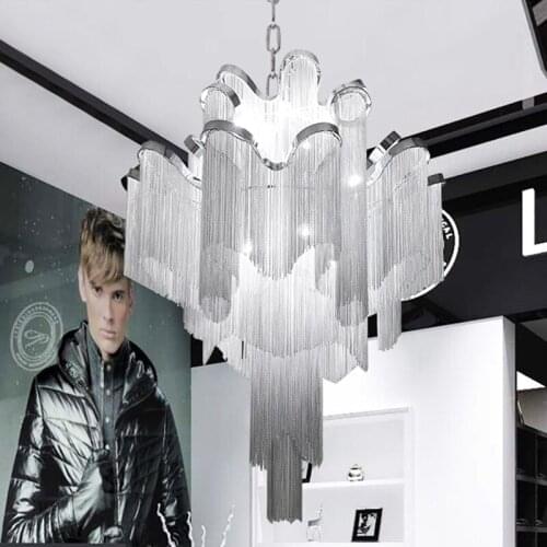 Nordic Creative Tassel Pendant Light Modern Simple Fringe Home Decor Lighting Living Room Bedroom Kitchen Luxury Hanging Lamps