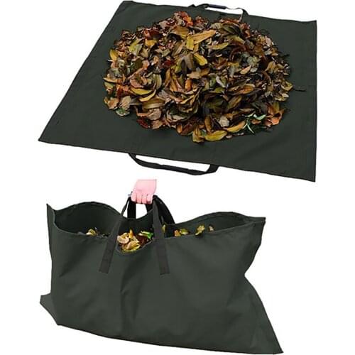 Bag For Leaves Leaf Storage Bag Flowers Lawn Yard Waste Tarp Container Leaves Storage Bag Trash Pouch sac jardin Garbage Bags