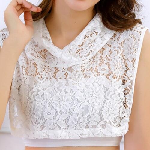 New Ladies Autumn Clothing Decor Fashion Fake Collar Simple Sweater Hat Lace Fake Collar Wild Fake Collar For Women