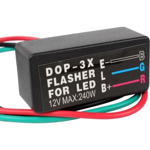 New DOP-3X Waterproof Flasher Blinker Relay LED Signal Controller for 12V Cars Motorcycles