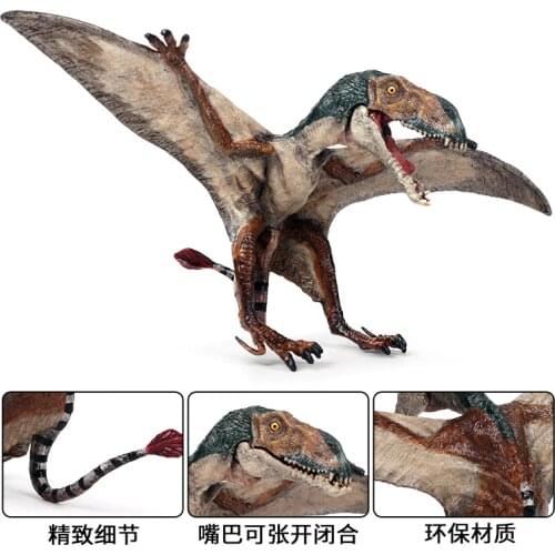 New Classic Prehistoric Jurassic Predator Lifelike Pterodactyl Dinosaur Action Doll Model Desktop Decoration Childrens Toys