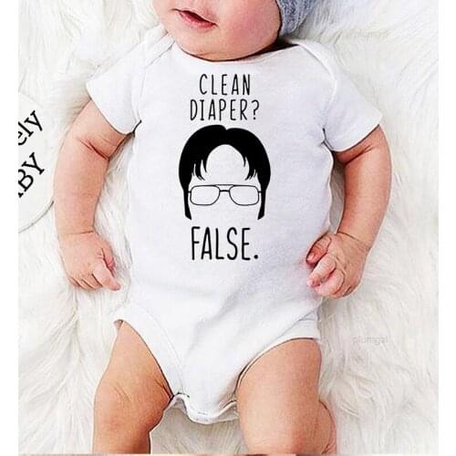New Born Baby Clothes Baby Boy Winter Clothes Toddler Girl Fall Costume Onesie Cartoon Clean Diaper False Short Long Sleeve