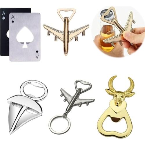 Can Opener Beer Opener Alloy Hangings Ring Keychain Tools Keychain Bottle Opener Household Gifts Kitchen Supplies Gadgets