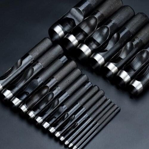 Blade Diameter 1mm To 18mm German-style Circular Leather Punch Craft Hole Punching Tool Handworking DIY