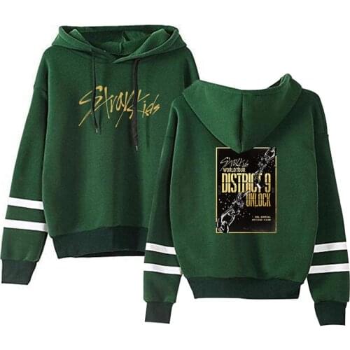 Popular Stray Kids Combination Hoodies Sweatshirts World Tour Stray Kids Kpop Hip Hop Men Women Pullover Girls Long Sleeve Tops