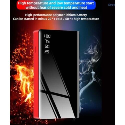 20000mAh 12V Portable Car Jump Starter Emergency Battery Booster Power Bank