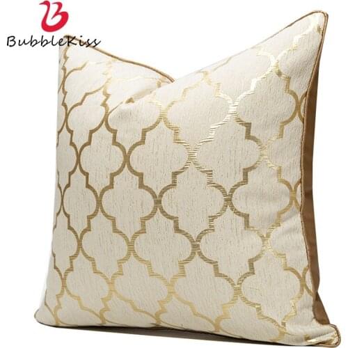 Bubble Kiss Pillow Cover 45X45CM Diamond Lattice Home Decoration Pillowcase Housewares Without Core Living Room Sofa Pillow Case