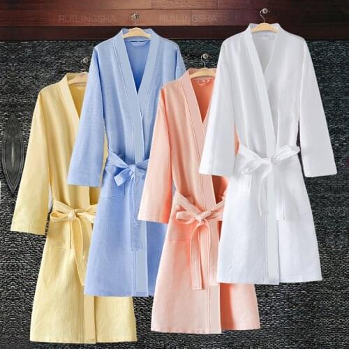 RUILINGSHA Women's Waffle Robes