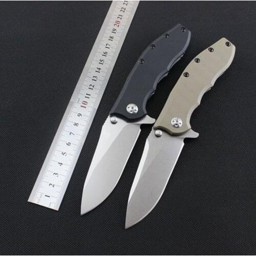 ZT Knife ZT0562 Pocket Folding Knife Ball Bearing System 9CR13MOV Blade G10 Handle Fishing Hunting EDC knifes Survival Tool