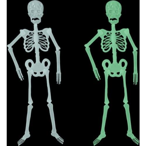 Horror Luminous Removable Skull Skeleton Hallowmas EVE Night Lights Props Halloween Decoration Bar KTV Festival Party Supplies