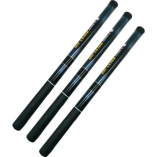 High Quality Glass Steel Pole Telescopic Power Hand Pole Fishing Rod 2.1M-4.5M Travel Ultra light Carp Fishing Rod