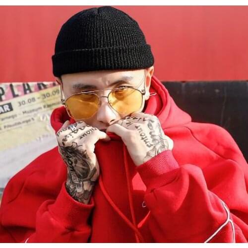 Winter Beanie hat Casual Short Thread Hip Hop Hat Female Wool Knitted Beanie Men Warm Elastic Hats Unisex