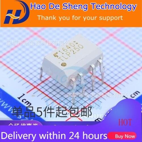 10PCS/LOT TLP250 DIP8 Inverter IGBT Driving Optocoupler Isolator Optocouplers New Original In Stock