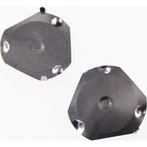 1000pcs 10.0mm Diameter triangle tactile metal domes 2 legs 350 gf leg length 1.5mm snap dome switch by post air mail