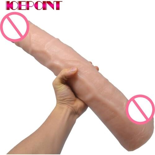 2kg 45*6.9cm Long Huge Big Strap on Dildo Realistic and Strapon Sex Toys for Woman Large Horse Dildos or Thick Adult Sextoys