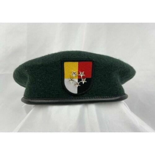 US Army 3th Special Forces Group Green Beret OFFICER 5 STAR GENERAL RANK Hat armyshop2008