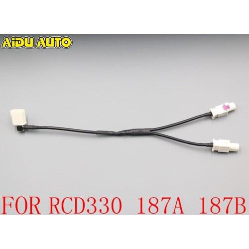 FAKRA Antenna Adapter PRO Radio 2 To 1 MFD RCN210 RCD330 RCD330 G 187A 187B