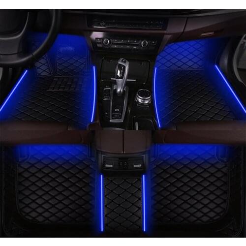 Car Floor Mats Carpet Lights Led Decorative Interior Lights Kit For Kia Sportage 2005 2006 2007 2008 2009 2010 Car accessories