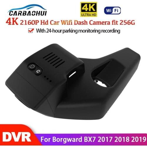 Car Wifi DVR Driving Video Recorder Car Front Dash Cam Camera APP Control Function Full HD 2160P For Borgward BX7 2017 2018 2019