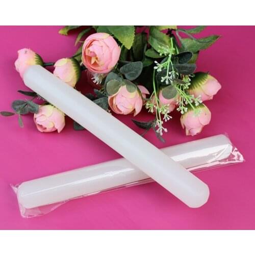 White 23cm Non-stick Glide Fondant Rolling Pin Cake Dough Roller Cake Tools Cake Roller Crafts Baking Cooking Tool Kitchen Tools