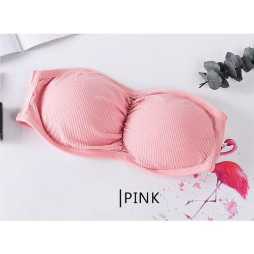 Tube Top Strapless Sexy Bra Women Bralette Push Up Lingerie Invisible Bra Seamless Underwear Brassiere Strapless Crop Top