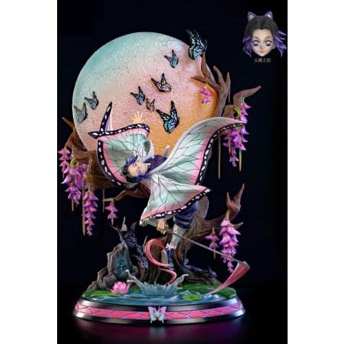 Presale [Gradient Lighting Effect] JZ Studio Butterfly Ninja Column GK Limited Edition Statue Hand-Made Model Gift