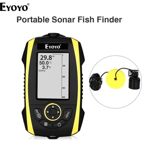 Eyoyo E4 fishing echo sounder Depth Sonar Sounder echo dounder sonar fischfinder fisch finder deeper sonar smart fishing