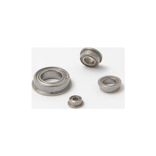 FR2-5ZZ ABEC-1 (10PCS) 1/8"x5/16"x9/64" Flanged Inch Ball Bearing 3.175x7.938x3.571 mm
