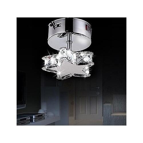 LED3W K9 Crystal Ceiling Lamps , 1 Light , Simple Modern Artistic