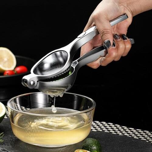 Kapmore 1pc Stainless Steel Citrus Squeezer Manual Lemon Squeezer Presser Juicer Fruit & Vegetable Tools Kitchen Supplies