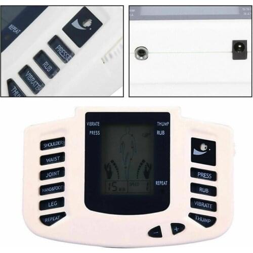 Hot Tens Unit Electronic Pulse Massager Muscle Stimulator for Pain Relief Therapy sy998