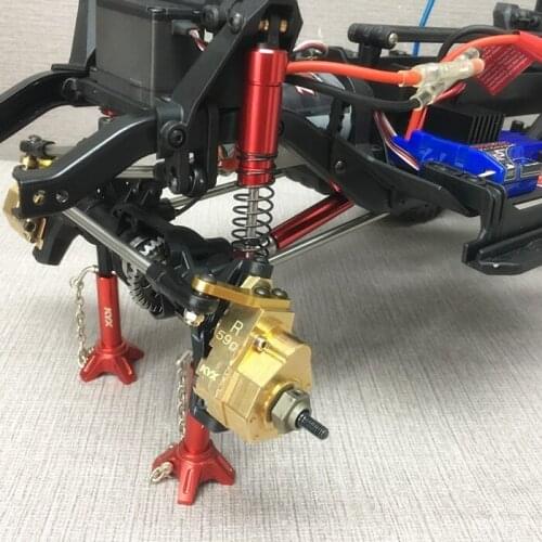 Copper counterweight steering block for 1/10 traxxas trx4 crawler car