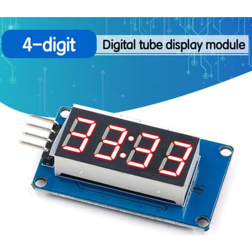 TM1637 LED Display Module For Arduino 7 Segment 4 Bits 0.36Inch Clock RED Anode Digital Tube Four Serial Driver Board Pack