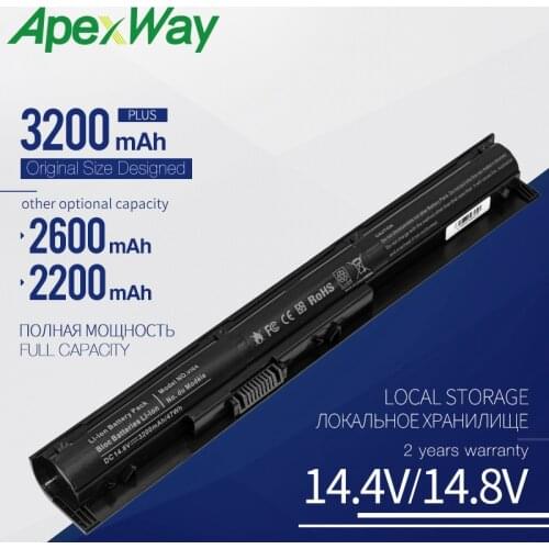 4cell Laptop Battery for HP VI04 14-U206TX 15-K301tu 14-U004TX J6M90PA HSTNN-DB6J TPN-Q141 HSTNN-DB6K For ENVY