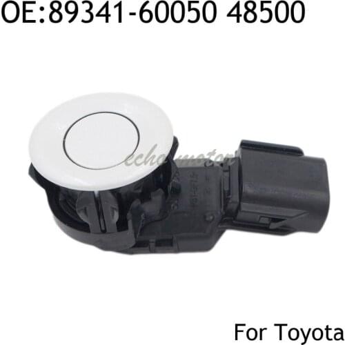 New 89341-60050 48500 White Color PDC Parking Ultrasonic Sensor For Toyota