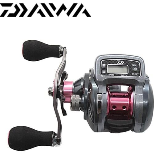 DAIWA KOHGA ICS 103L Fishing Reel Baitcasting Counter Speed Display 5.6:1 5+1BB Max Drag 4KG Fishing Reel Bait Casting Saltwater