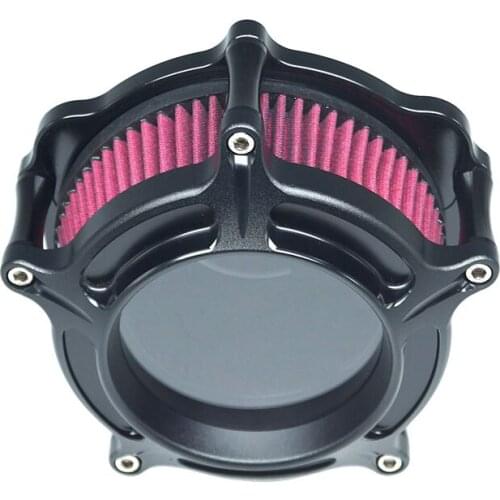 Motorcycle Air Filter Cleaner System Intake Kit CNC Aluminum For Harley Sportster XL48 883 Touring Road Glide Softail Dyna FXDLS