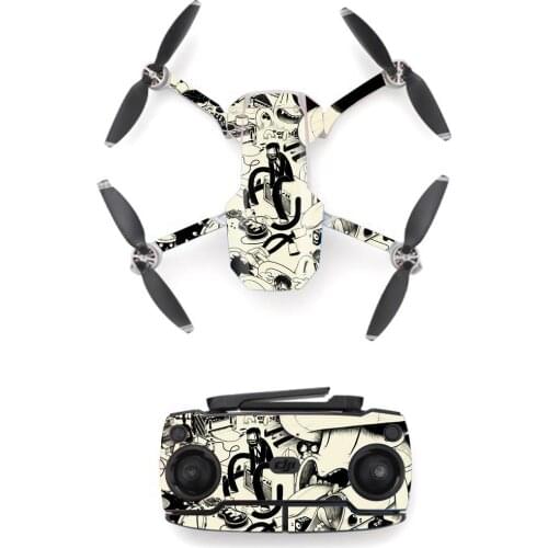 Cool Style Skin Sticker for DJI Mavic Mini Drone And Remote Controller Decal Vinyl Skins Cover