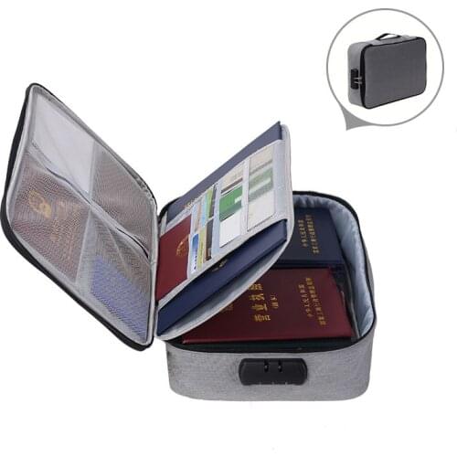 JULYS SONG Document Ticket Bag Large Capacity Certificates Files Organizer For Home Travel Use to store Important Items