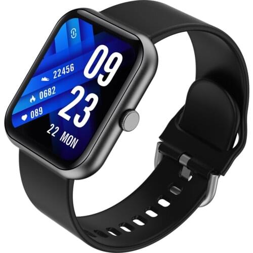 Ideapro I8 1.7'' IPS Full Touch Bluetooth 5.0 Smart Watch Calls Message Reminder Heart Rate Blood Pressure Sport Game Watch