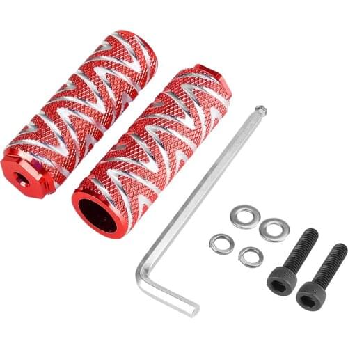 Bicycle Pedal Front Rear Axle Foot Pegs Aluminum Alloy Foot Pedals For M365 Pro Pro2 1S