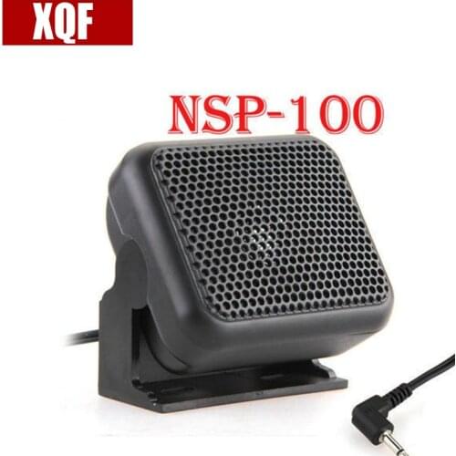 XQF Mini External Speaker Microphone NSP-100 for Kenwood Yaesu ICOM Ham Radios