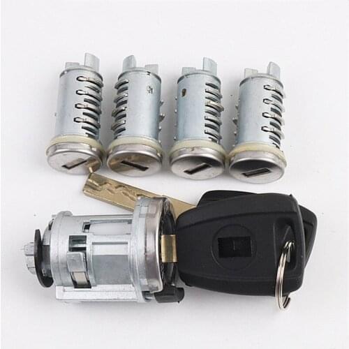 XIEAILI OEM Full Set Door Lock Cylinder For Fiat Ducato SIP22 Blade Ignition Lock K457