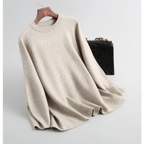 2020 Autumn Lantern S Pullovers O-Neck Vintage Knitting Women Winter Thick Sweater Pull Femme