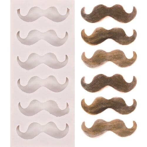 1PC 3D Hot Nice Good Mustache Cookie Chocolate Biscuit Pastry Cutter Baking Cake Decorating Tool Baking Mould Tools
