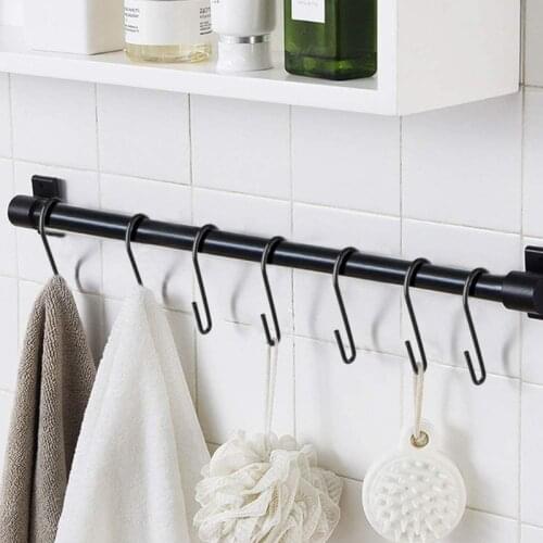 10pcs S Hooks Hanging Hooks Heavy Duty Hangers for Hanging Clothes Closet Rods Pans Pots Plants Bags Towels Kitchen Bedroom Bat