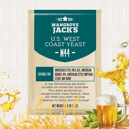 10g/3pcs M44 U.S. West coast yeast UK imported yeast Mangrove&Jacks Beer Yeast family alcohol brewing fermentation Beer yeast